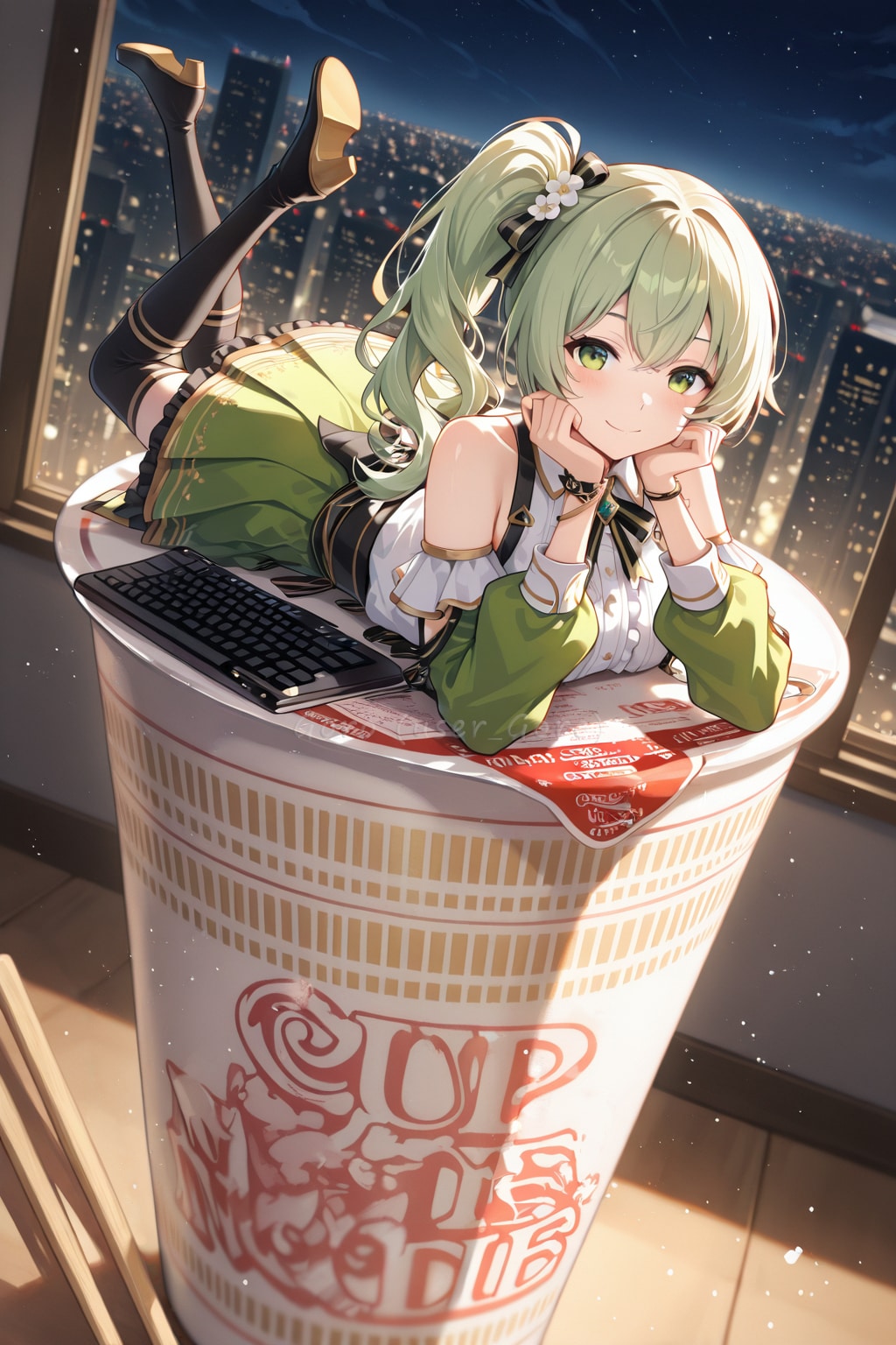 きみどり「そろそろお腹すいたんじゃない？」