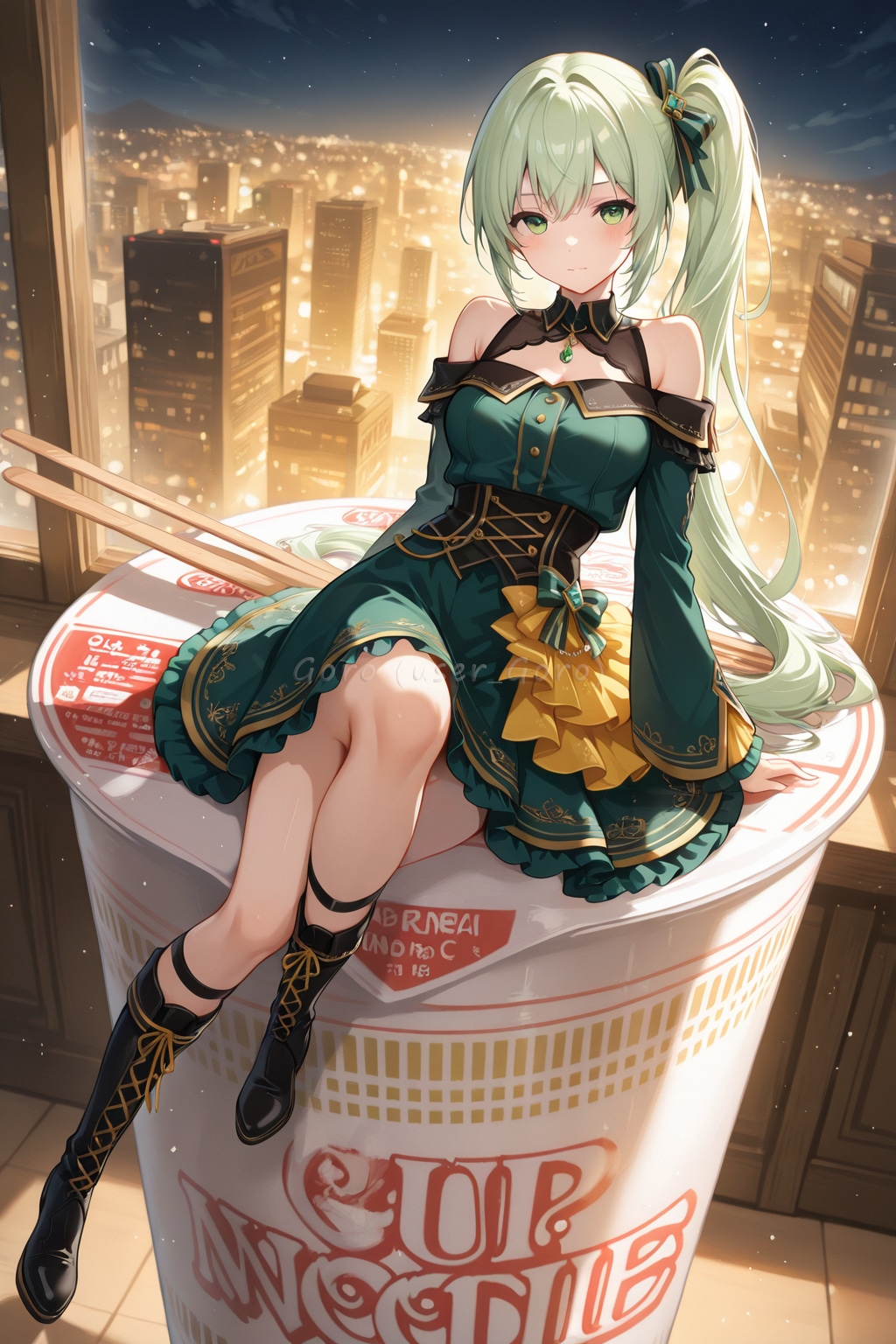 きみどり「そろそろお腹すいたんじゃない？」