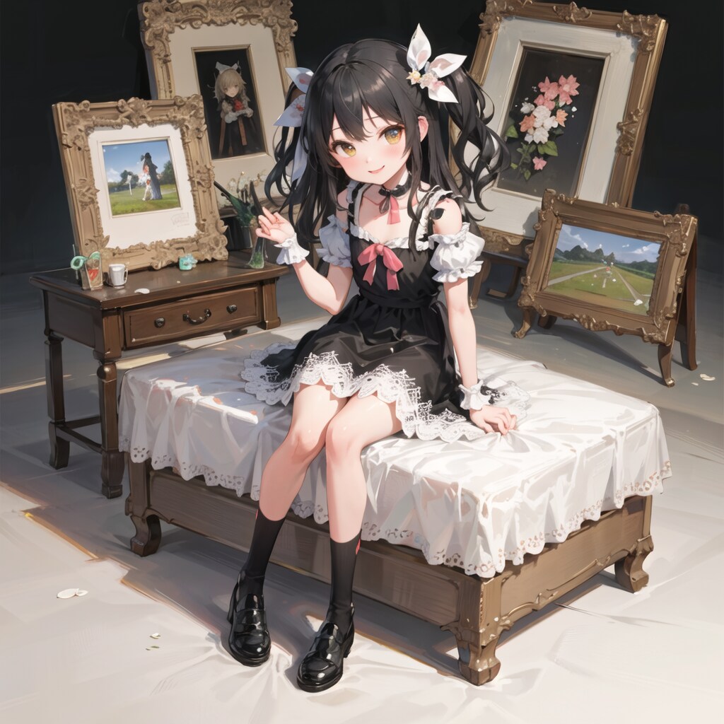 額縁の中の少女