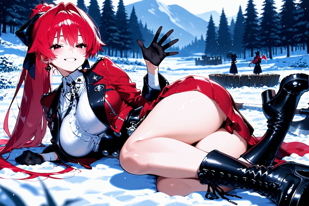 巨大な斧で戦う戦士（ア○ゼンの弟子）女体化！