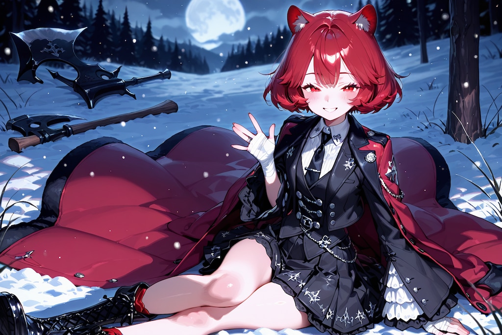 巨大な斧で戦う戦士（ア○ゼンの弟子）女体化！