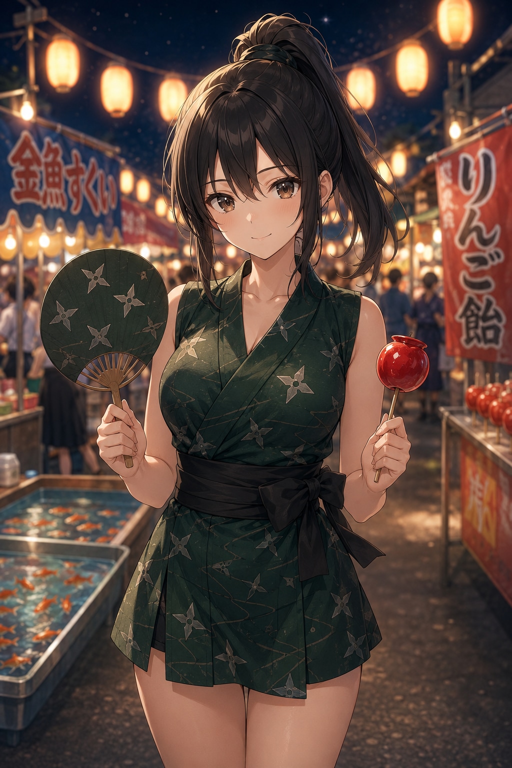 ポニーティルのくのいちさん