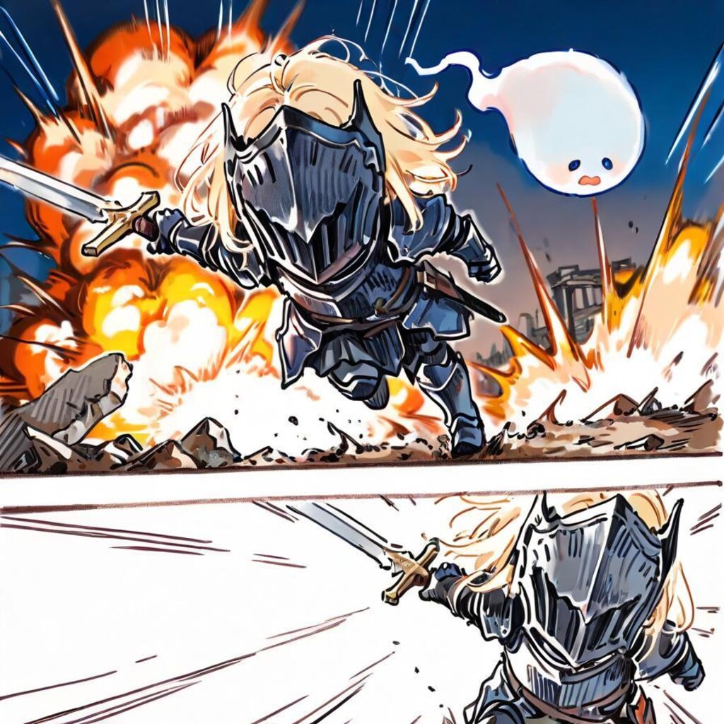 謎 の 黒 騎 士 (すっとぼけ) 💥💥💥