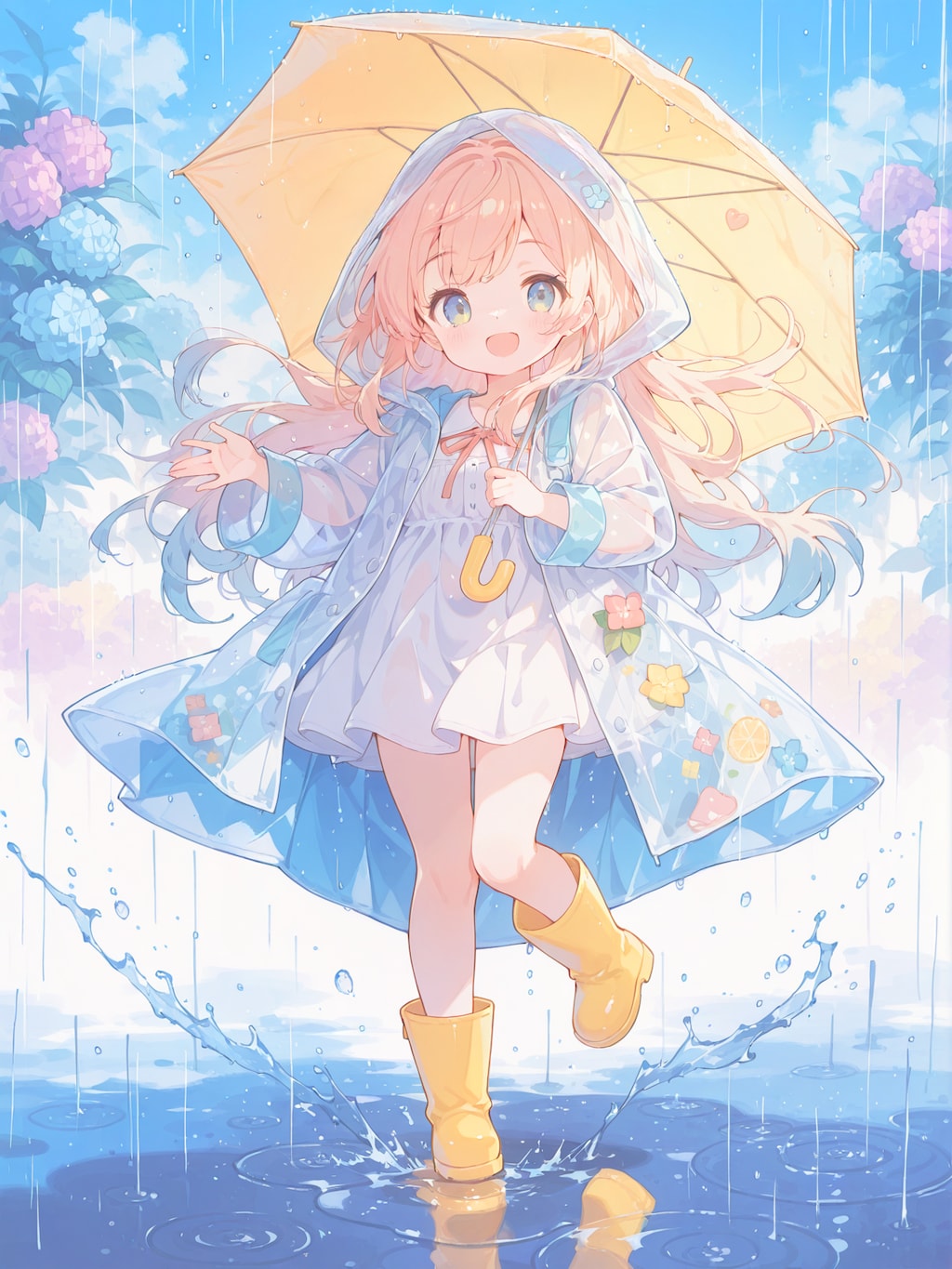 お気に入りのレインブーツ