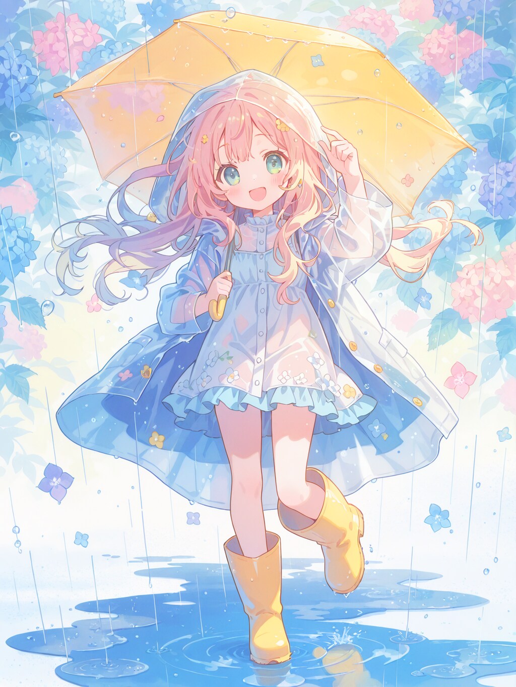 お気に入りのレインブーツ