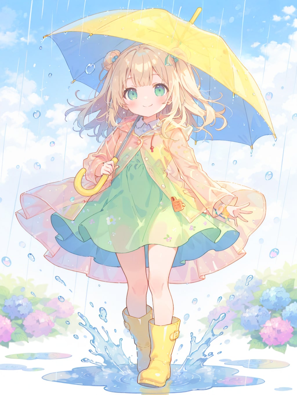 お気に入りのレインブーツ