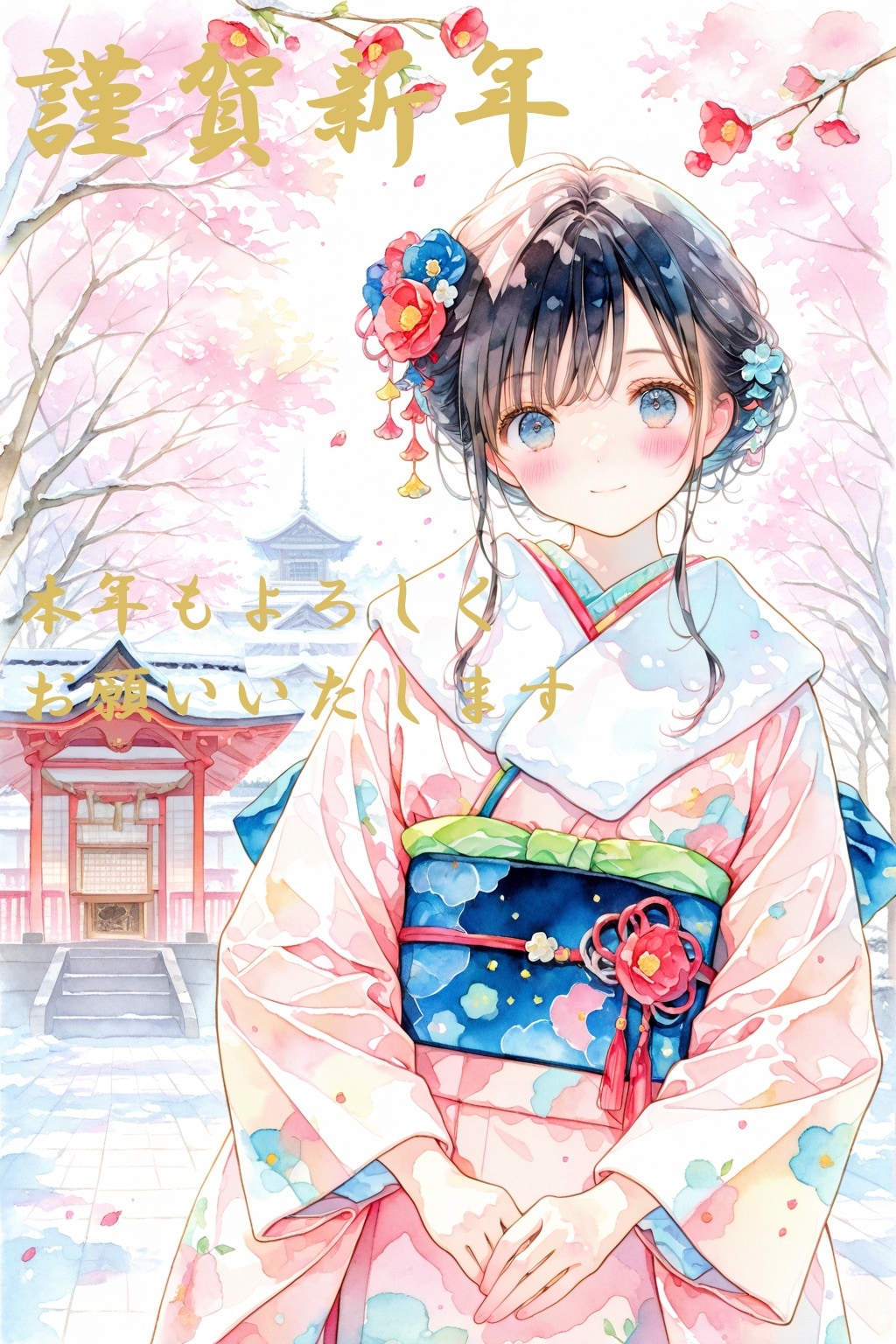 明けましておめでとうございます | の人気AIイラスト・グラビア