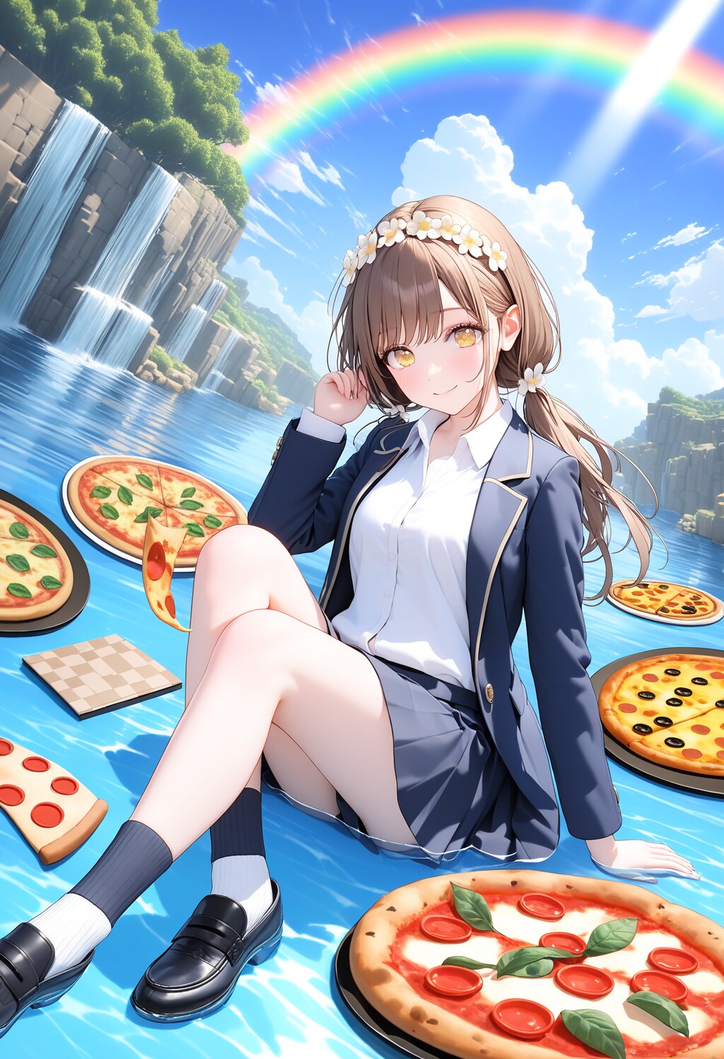 小説『ルリラ・パッズール/ニャミッド海を眺めながらのピッツァ』【ニャンノ世界】