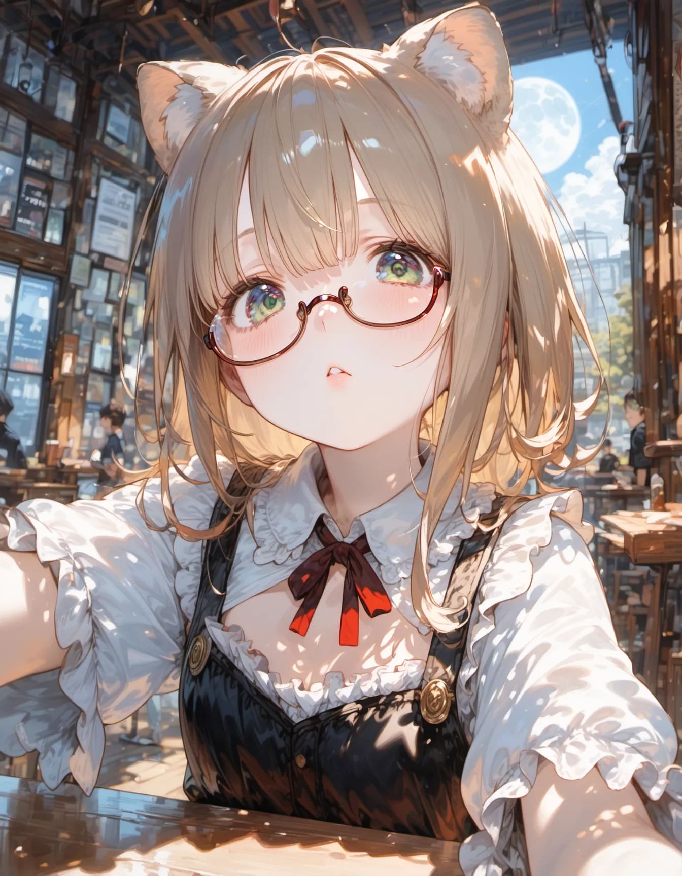Quiet Thoughts at Moonlight Café