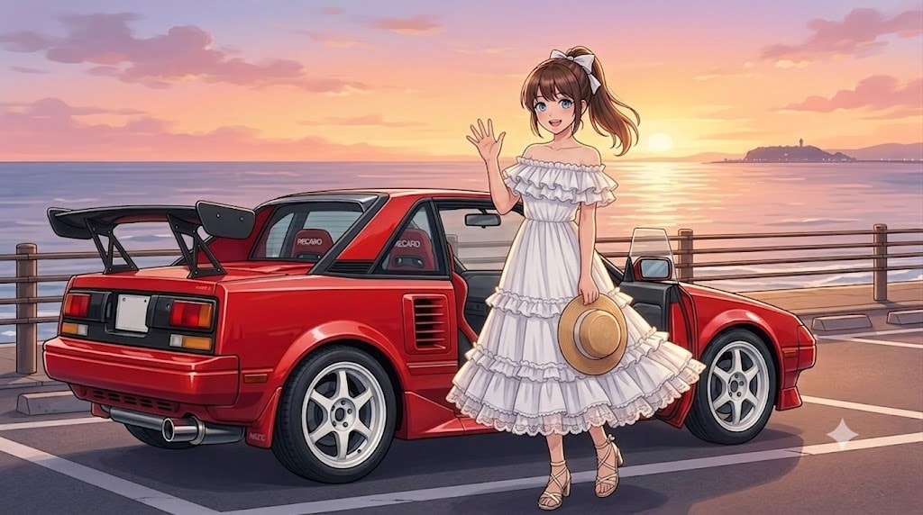 ポニーテールちゃん MR2 AW11