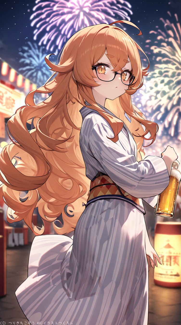 ビール片手の夏祭り〜乃橙香さんの日常の風景〜
