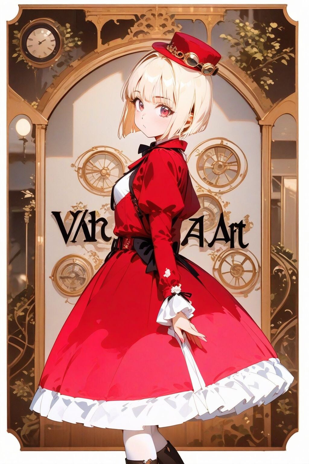 Steam punk Fashion model 11