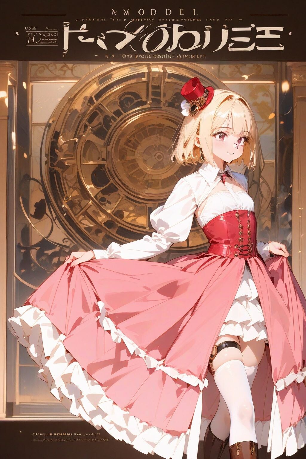 Steam punk Fashion model 11