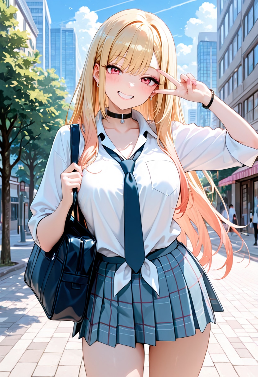 着せ恋の海夢ちゃん✌️ | の人気AIイラスト・グラビア