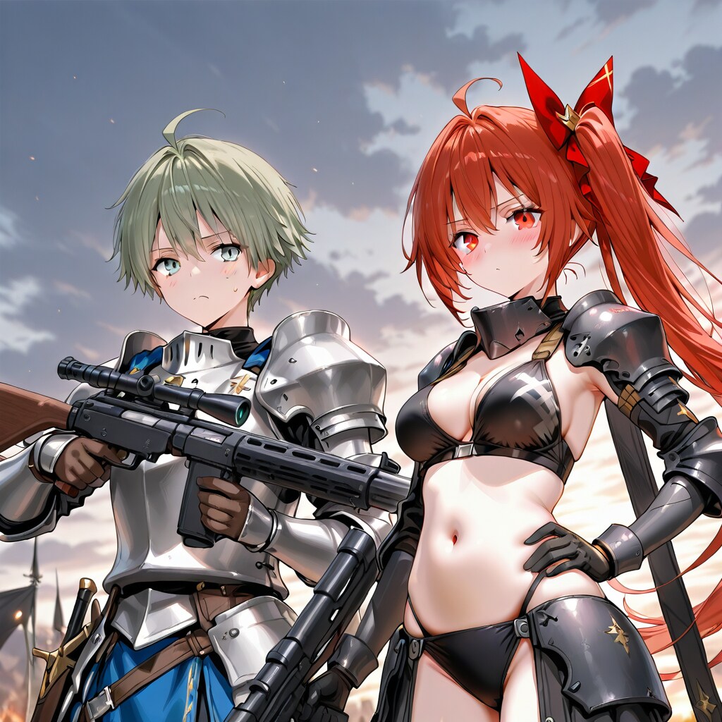 新人兵士たち
