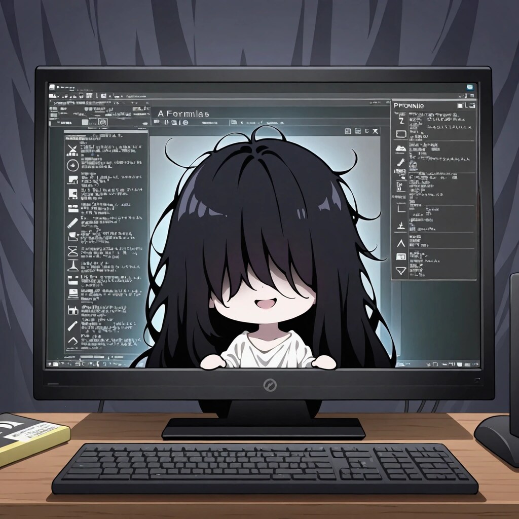 閲覧注意　貞子ちゃんがやってきた！