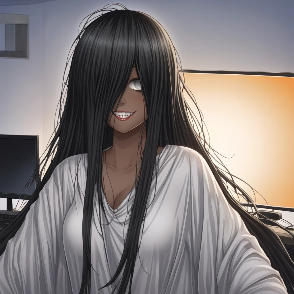 閲覧注意　貞子ちゃんがやってきた！