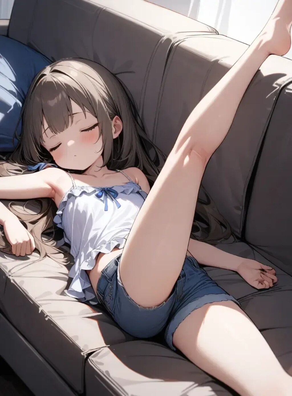 寝相悪いコ