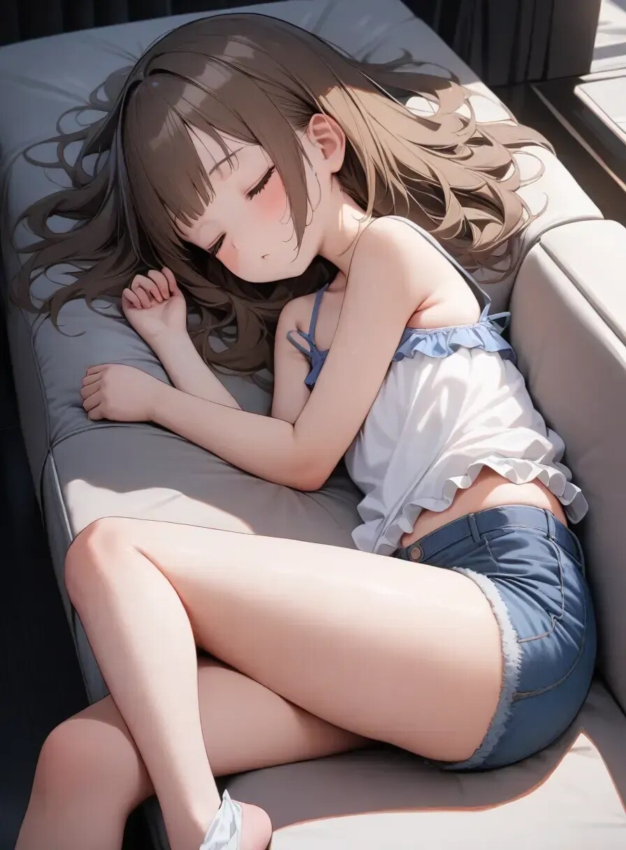 寝相悪いコ