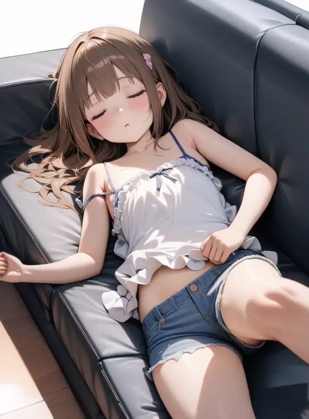 寝相悪いコ