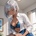 お着替え中ィアーリス 2枚目