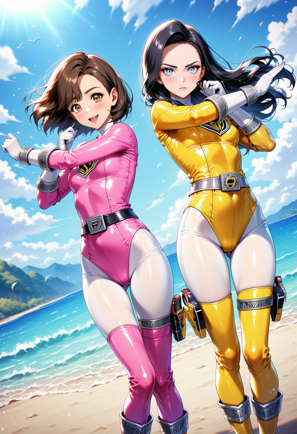 カッコ可愛くビーチに参上！