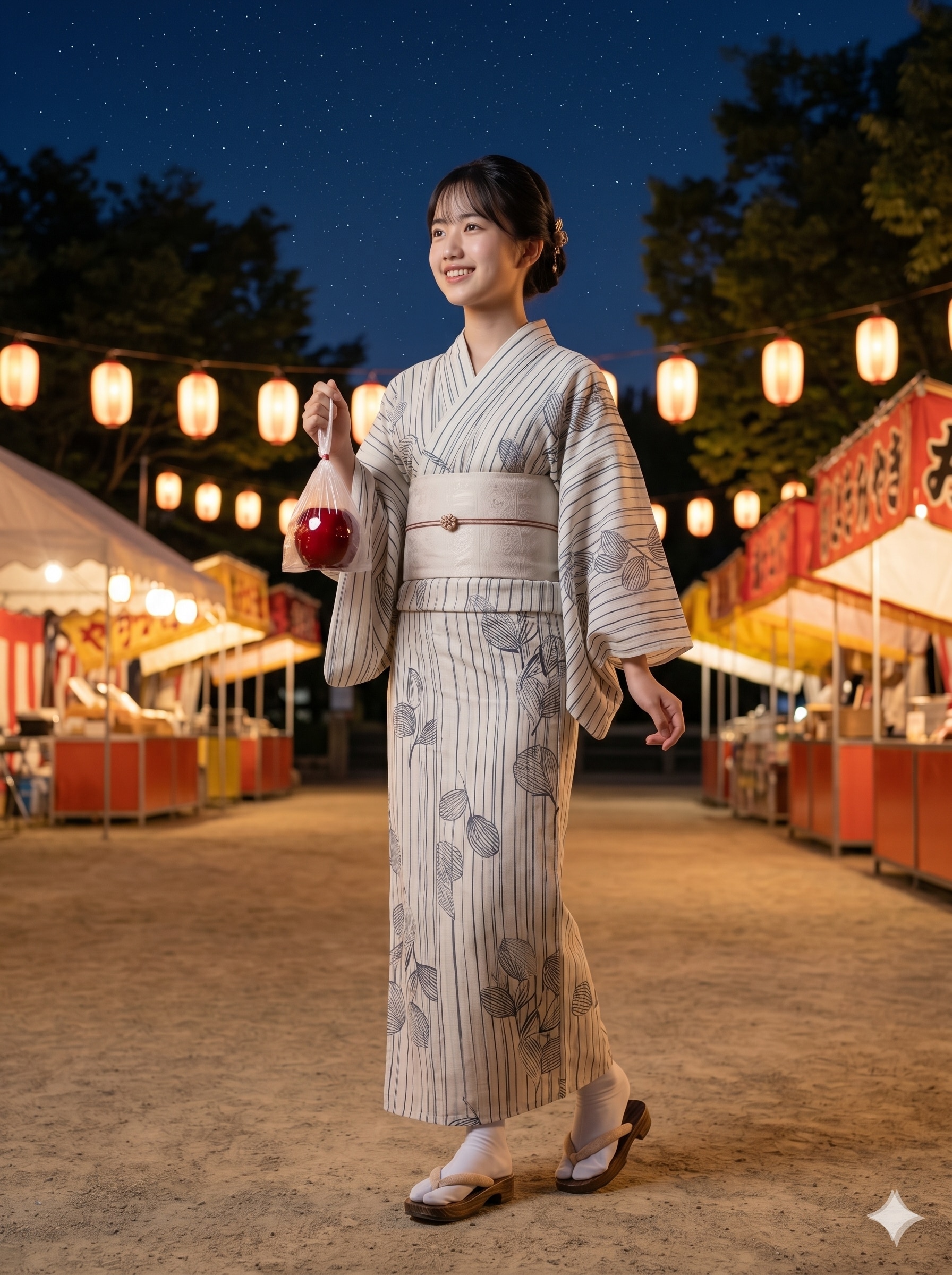【蔵出し】写真集16「リンゴ飴」　★AI併用作品★