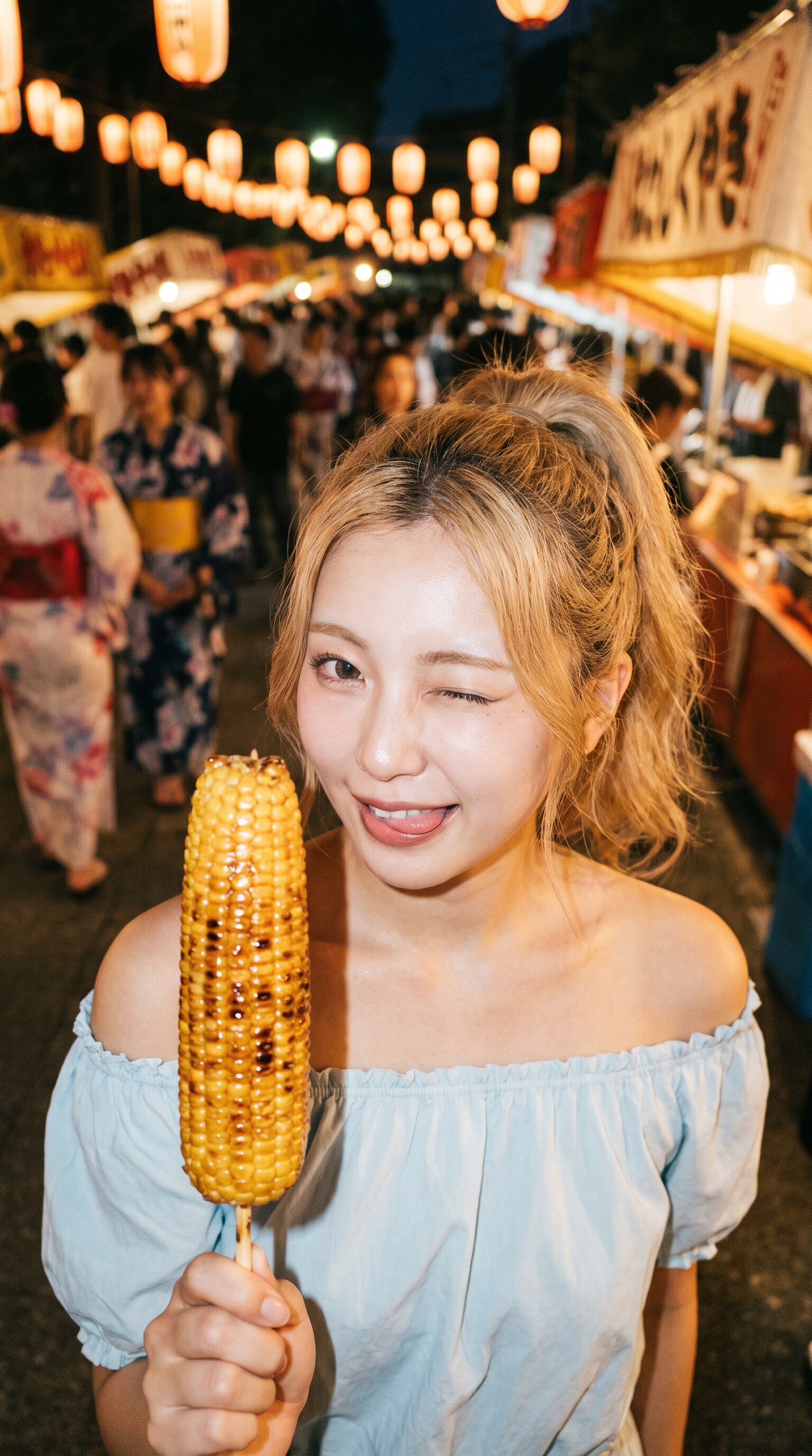 Golden Bite of the Festival Night | の人気AIイラスト・グラビア