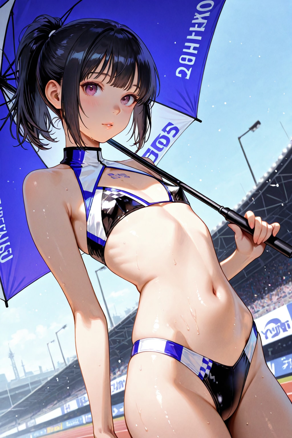 レースクィーン女子