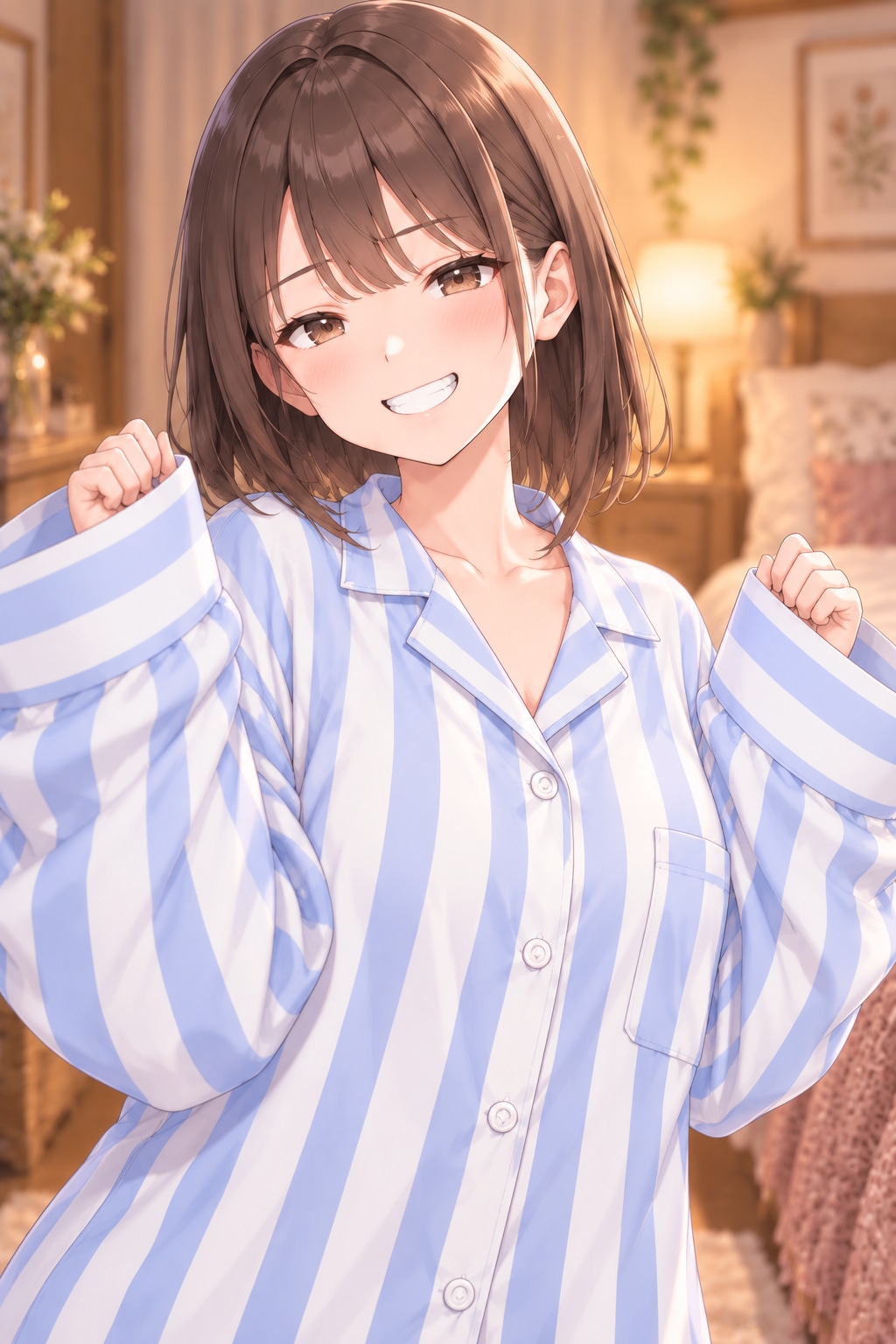 袖はあまる。表情はあふれる。🩵
