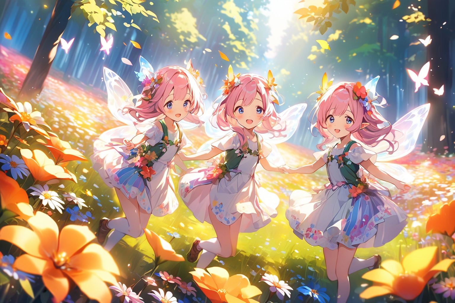 花の三妖精