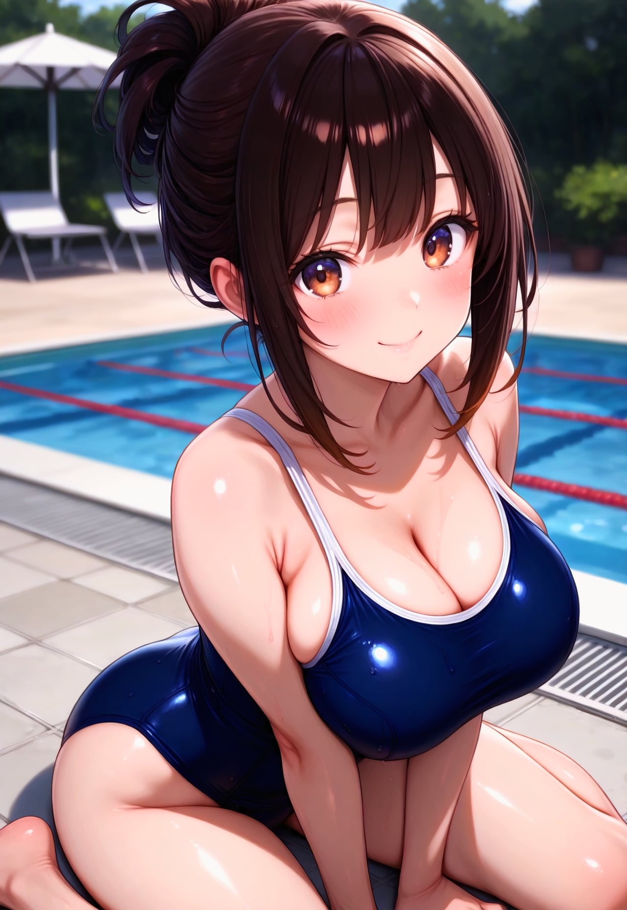1070（紺の水着）