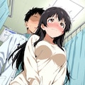 旦那さん、奥さんの診察終わりましたよ 2枚目