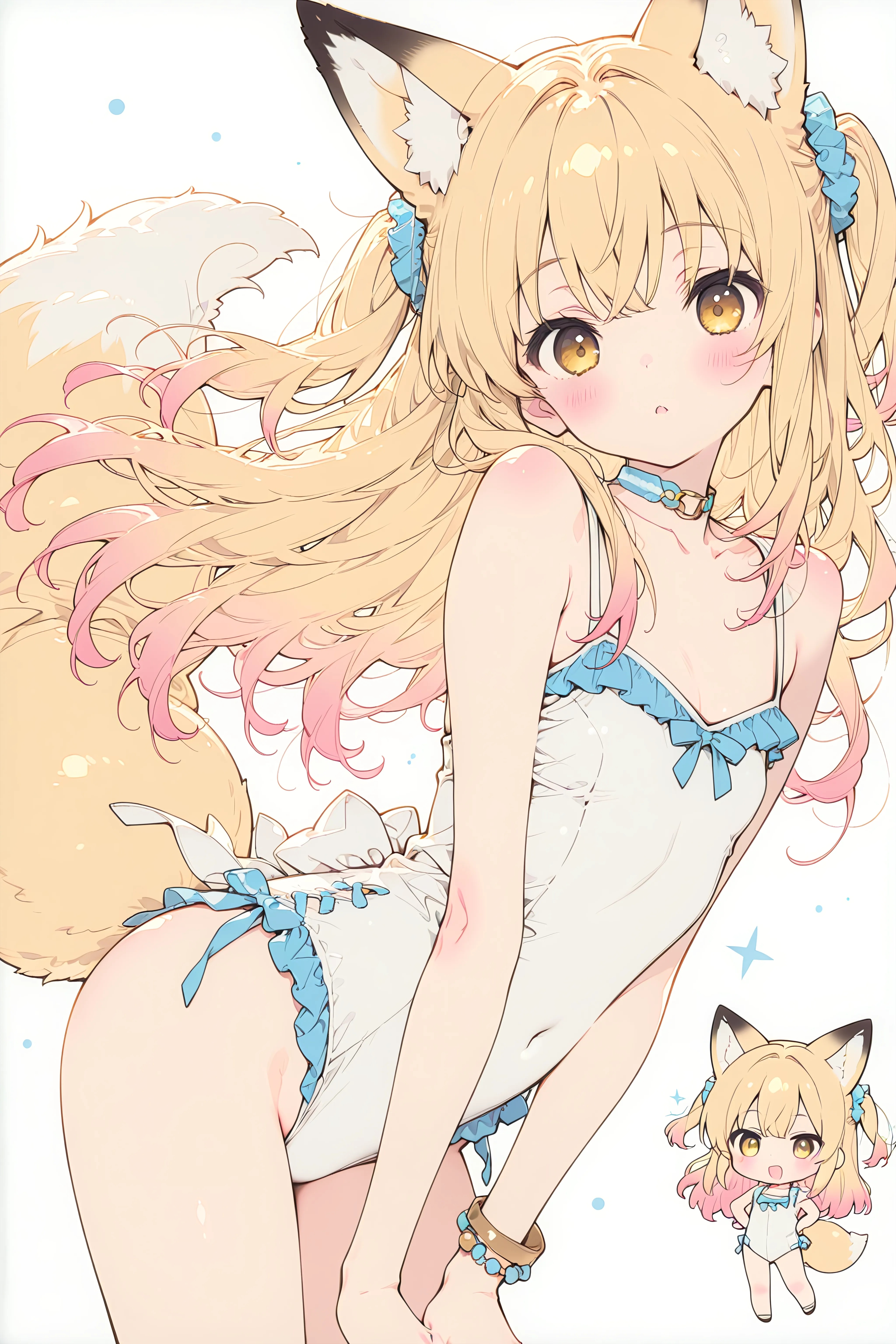 Pastel Tails and Summer Ribbons