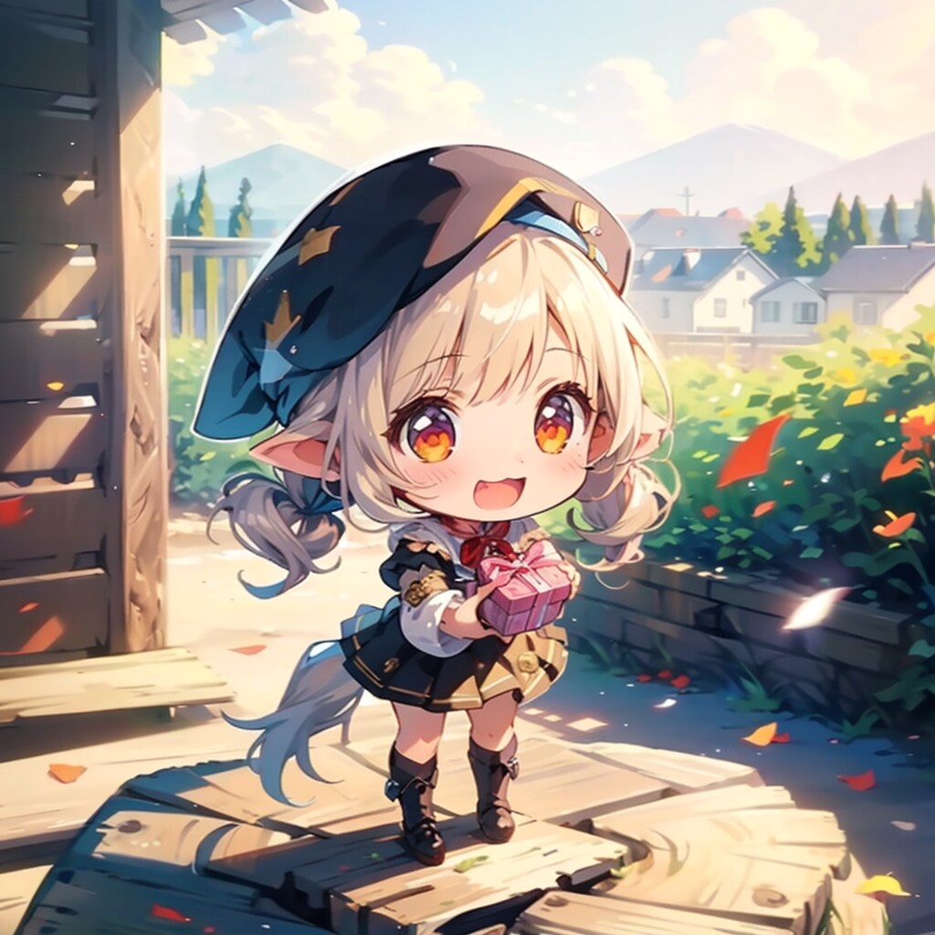 正方形生成_耳に変化有り。 | の人気AIイラスト・グラビア