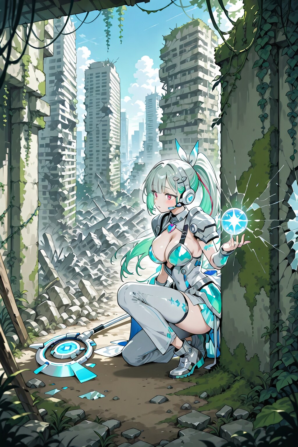 廃墟の魔法少女