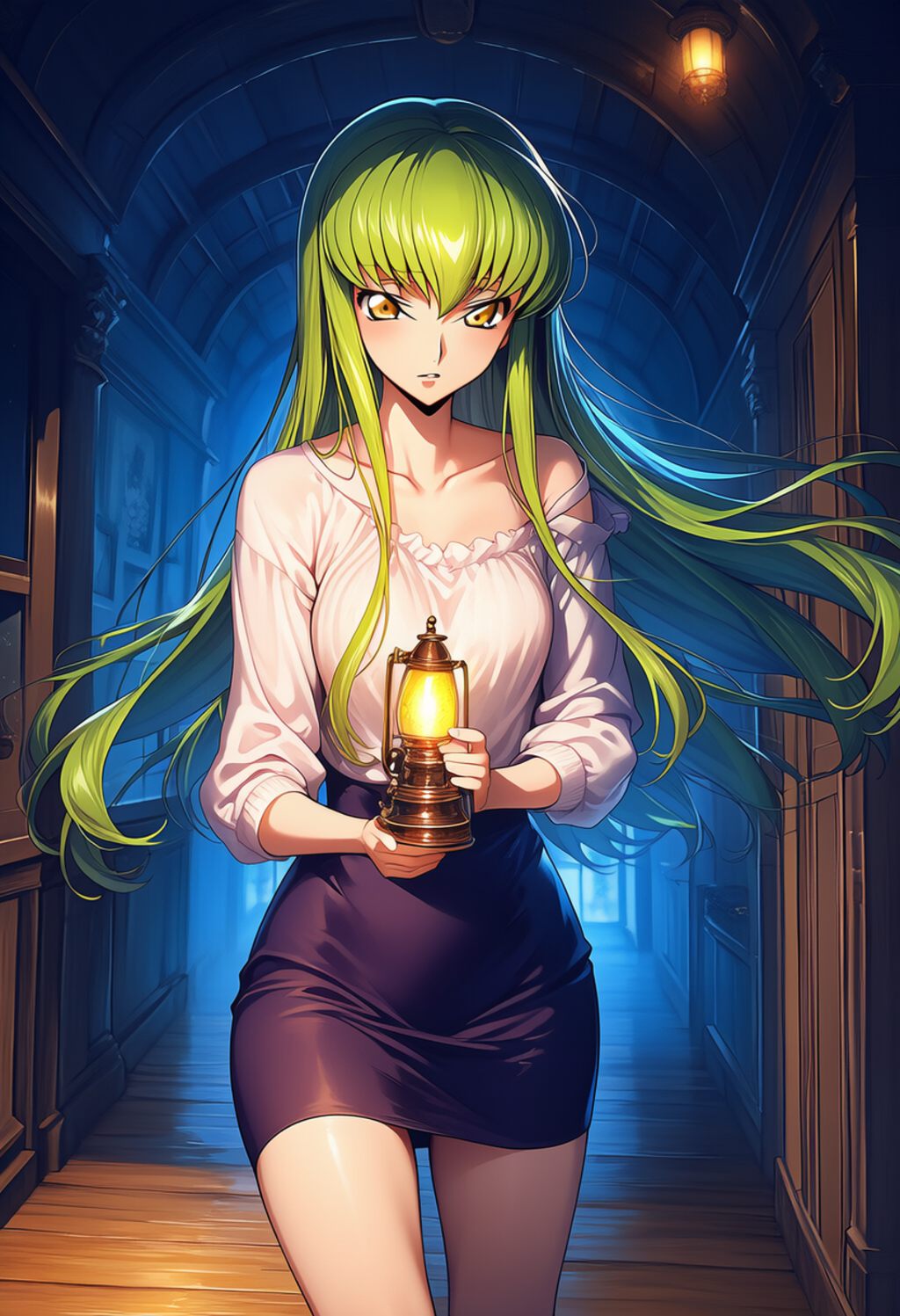 灯を探す指先 ― Seeking the Fading Light