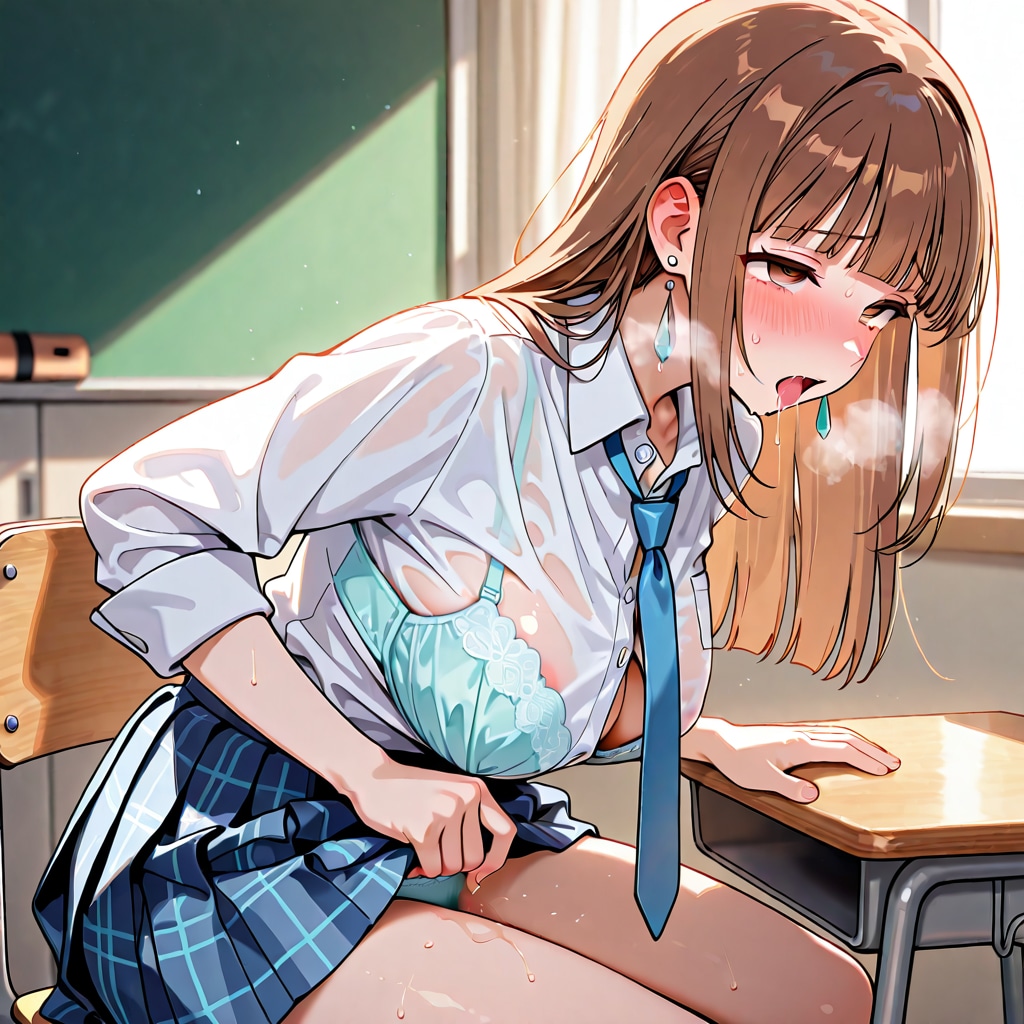 隣の席の子の様子がおかしいぞ