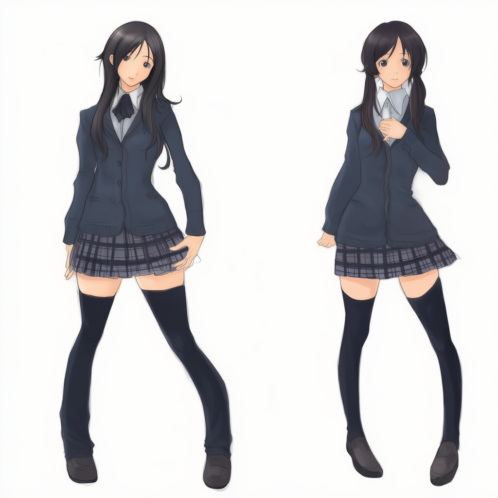zettai ryouiki（絶対領域）のみで生成