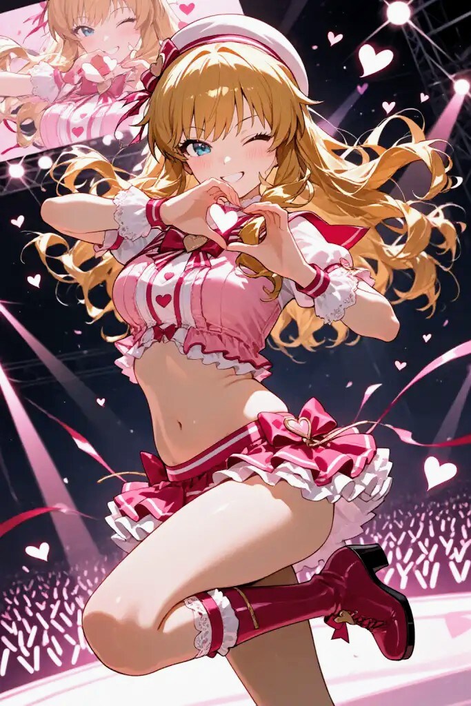 ハートハンド❤️アイドルちちぷいちゃん
