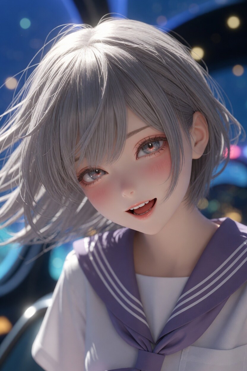 銀髪美少女 | の人気AIイラスト・グラビア