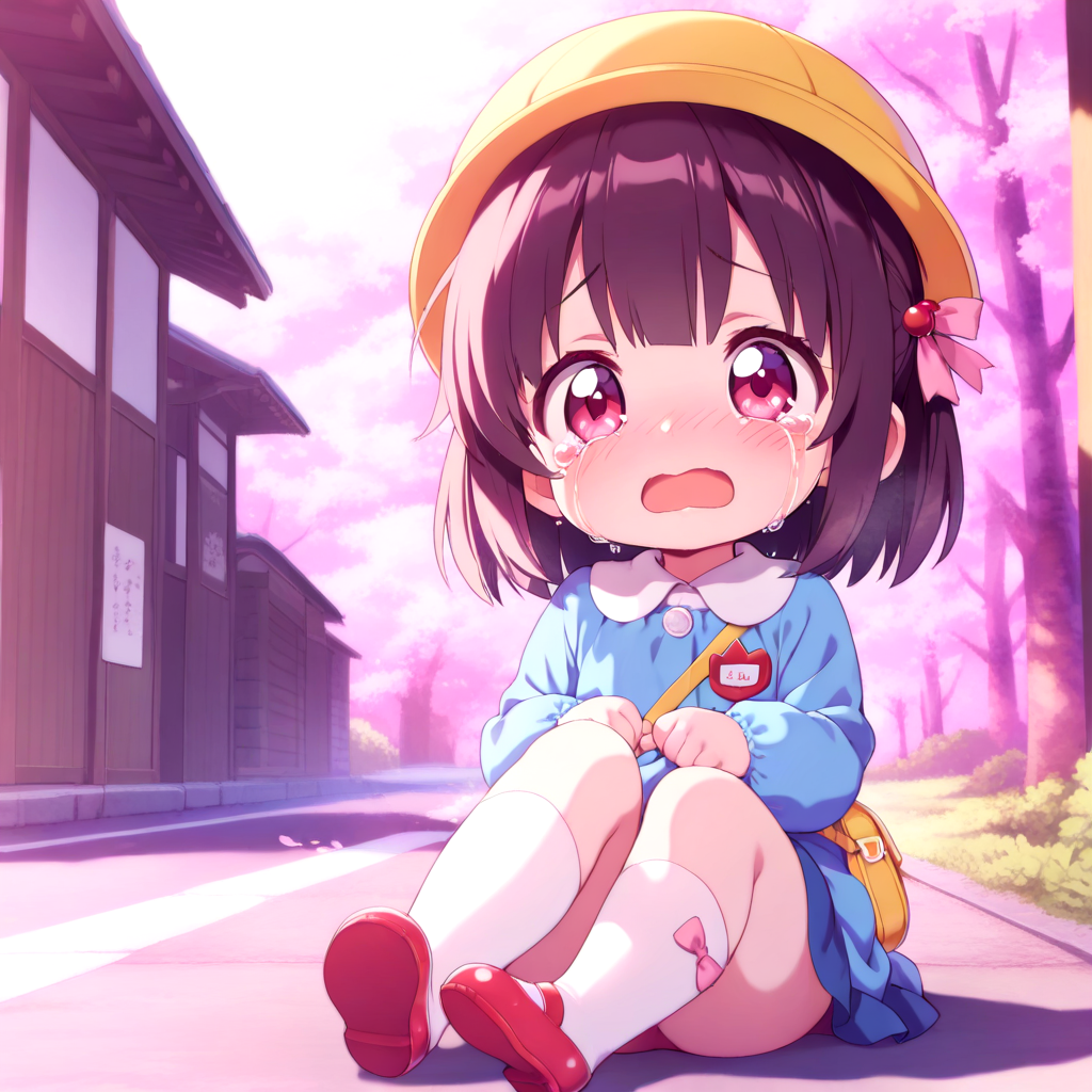 幼稚園に行きたくないちーちゃん！！