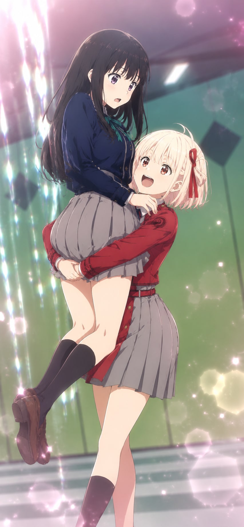 スマホ壁紙サイズ   ちさたき名シーン再現 「私は君と会えて嬉しい！嬉しい嬉しい！」