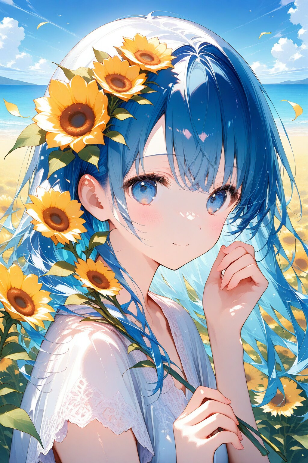 スカイブルーヘア
