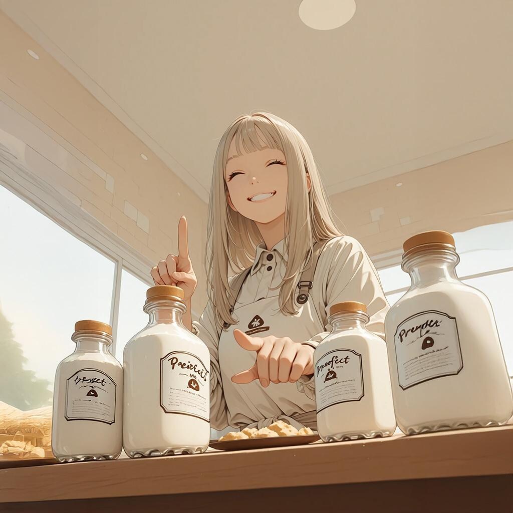 『ユーも、ユーも牧場ミルク美味しいよ！』