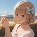 旅先の風景＋少女＋リボン＋笑顔＋八重歯＝最高にkawaii 2枚目