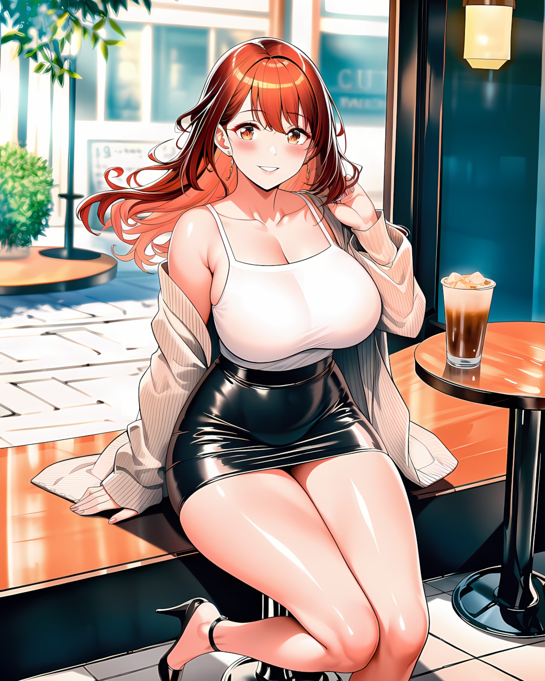 ☕オフィス街のテラスで大人ギャルランチ