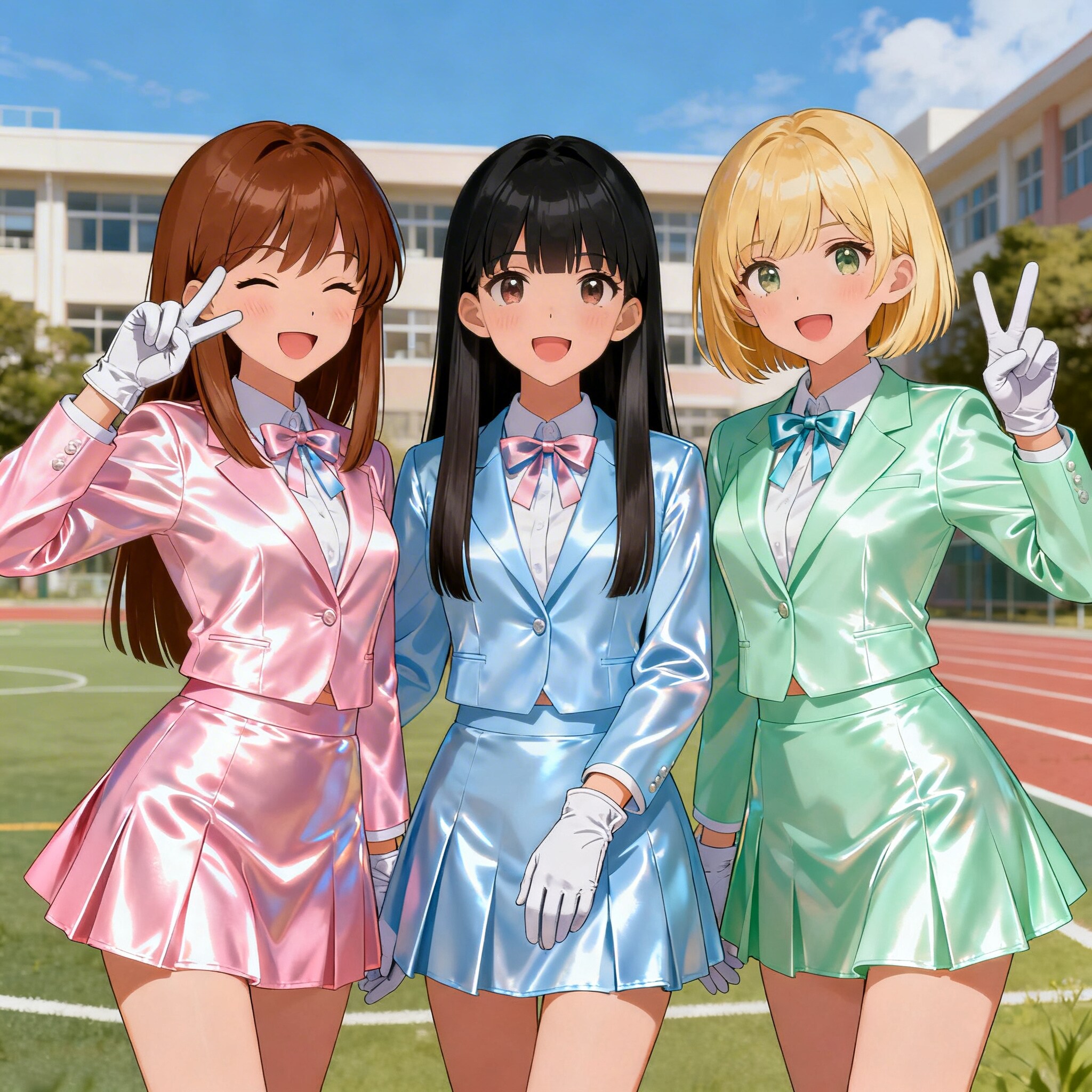 仲良し艶々制服女子　３色＆SEE夢版