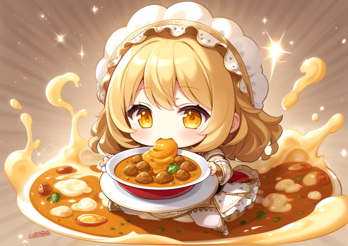 そうび（カルボナーラカレー） | の人気AIイラスト・グラビア