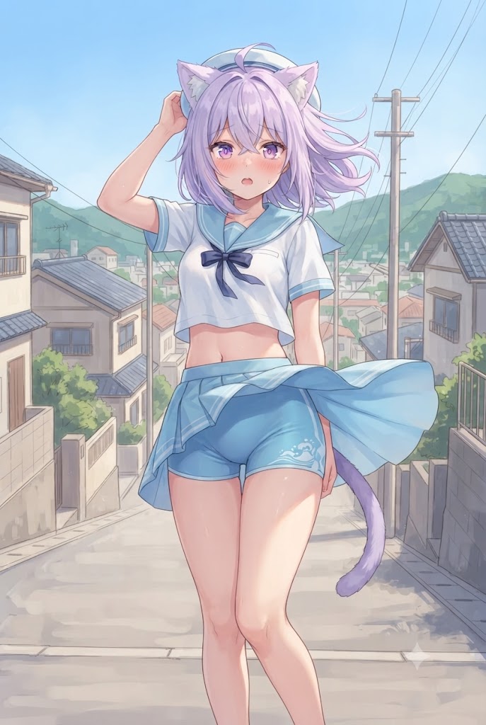 癖のある風だにゃあ。